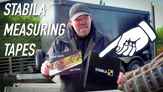 NEW Stabila Measuring Tapes (First Impression) || Dr Decks