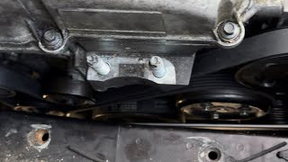 Replacing serpentine belt 2008 Mazda cx7 (inside engine bay)