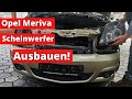 Opel Meriva Scheinwerfer Ausbauen | Kabelbruch | H7 Birne wechseln | Kurvenlicht AFL | Tutorial |