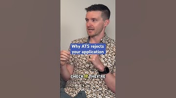 Why you’re getting rejected by ATS #resume #cv #career #jobsearch