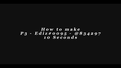 Transformice | How to make | P3 - Ediz - 834297 | 10 Seconds