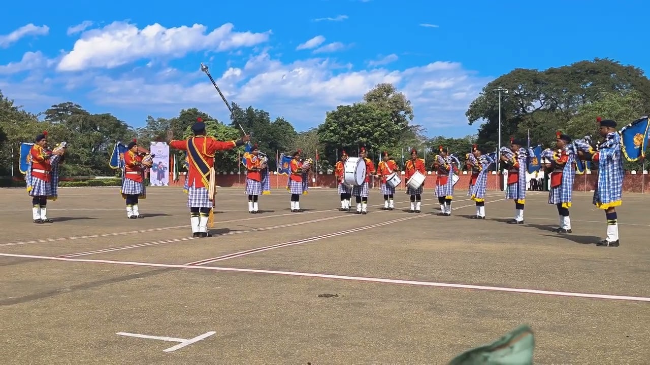 Odisha police pipe band performance in 25th all india police band compitation 2024 sukhovi, Nagaland