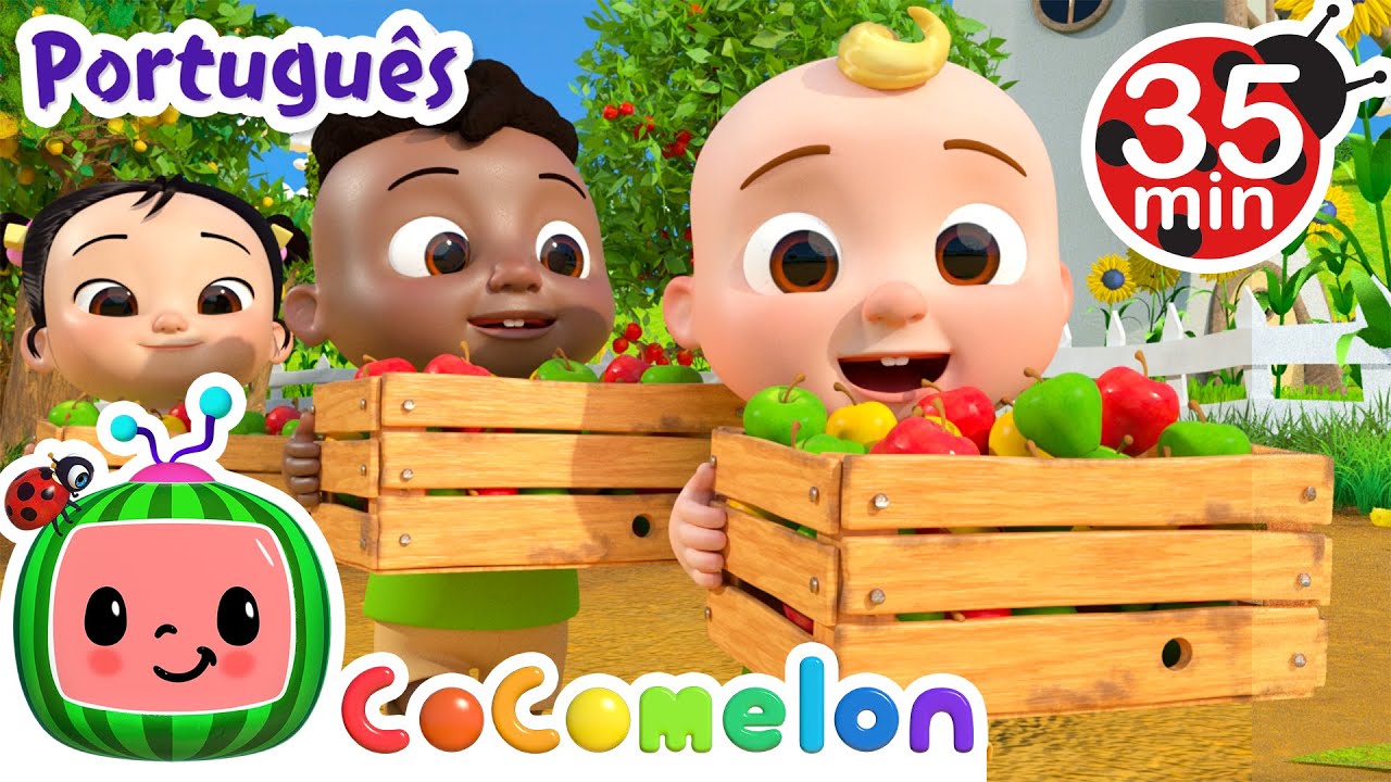⁣Contando Maçãs na Fazenda! | Melhores Canções | Cocomelon em Português | Músicas Infantis