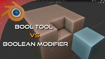 How to Use Bool Tool Vs Boolean Modifier  Blender Tutorial