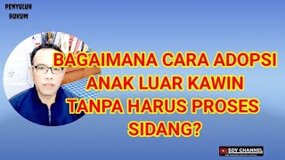 Bagaimana Cara Adopsi Anak Luar Kawin Tanpa Harus Sidang
