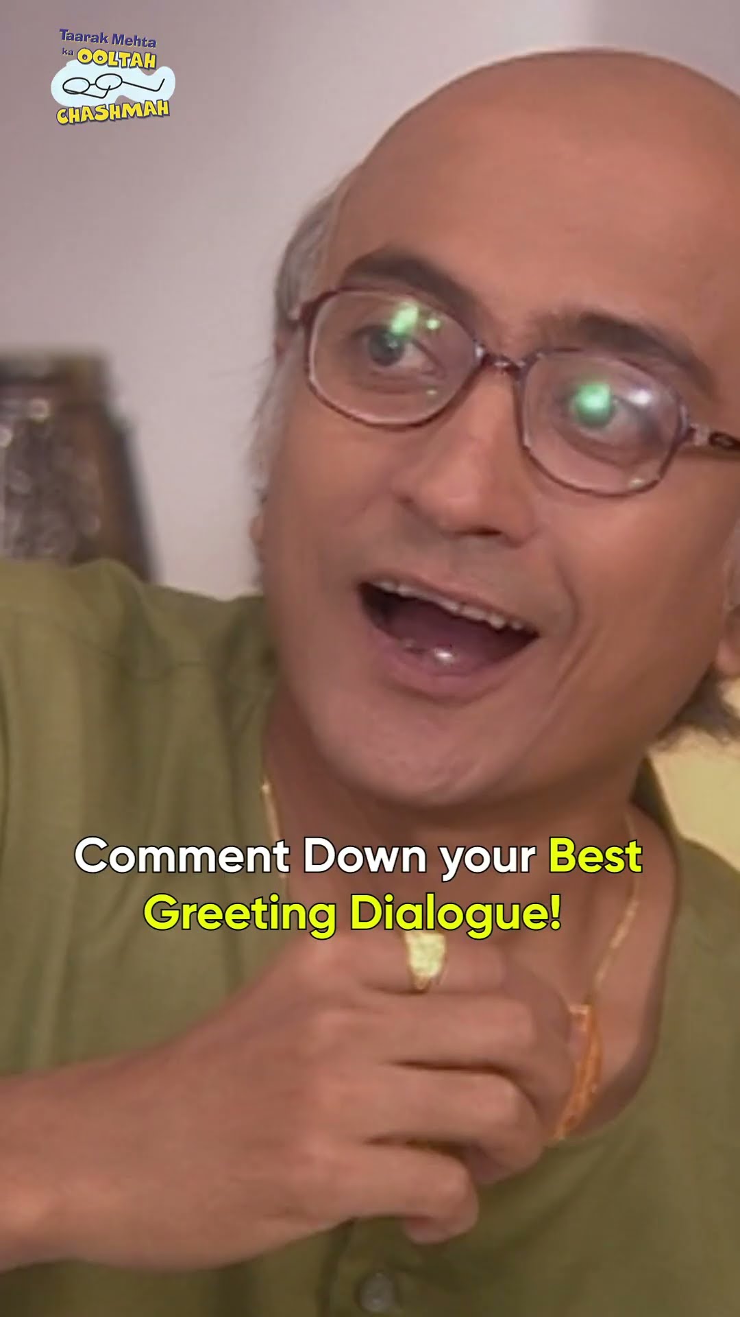 Comment down the epic greeting Dialogue!#tmkoc #relatable #comedy  #funny #shorts #reels #funnyvideo