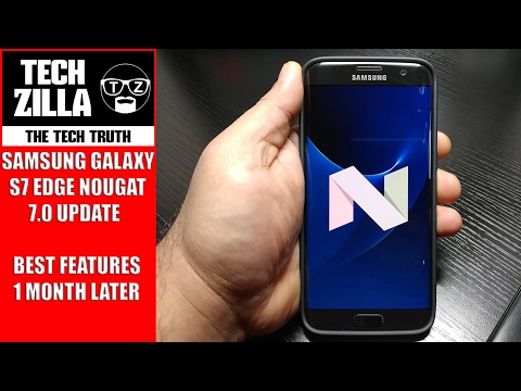 Samsung Galaxy S7 Edge Nougat 7.0 업데이트-최고의 기능-1 개월 후