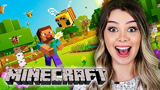 Minha PRIMEIRA VEZ jogando MINECRAFT #1 😱🔥