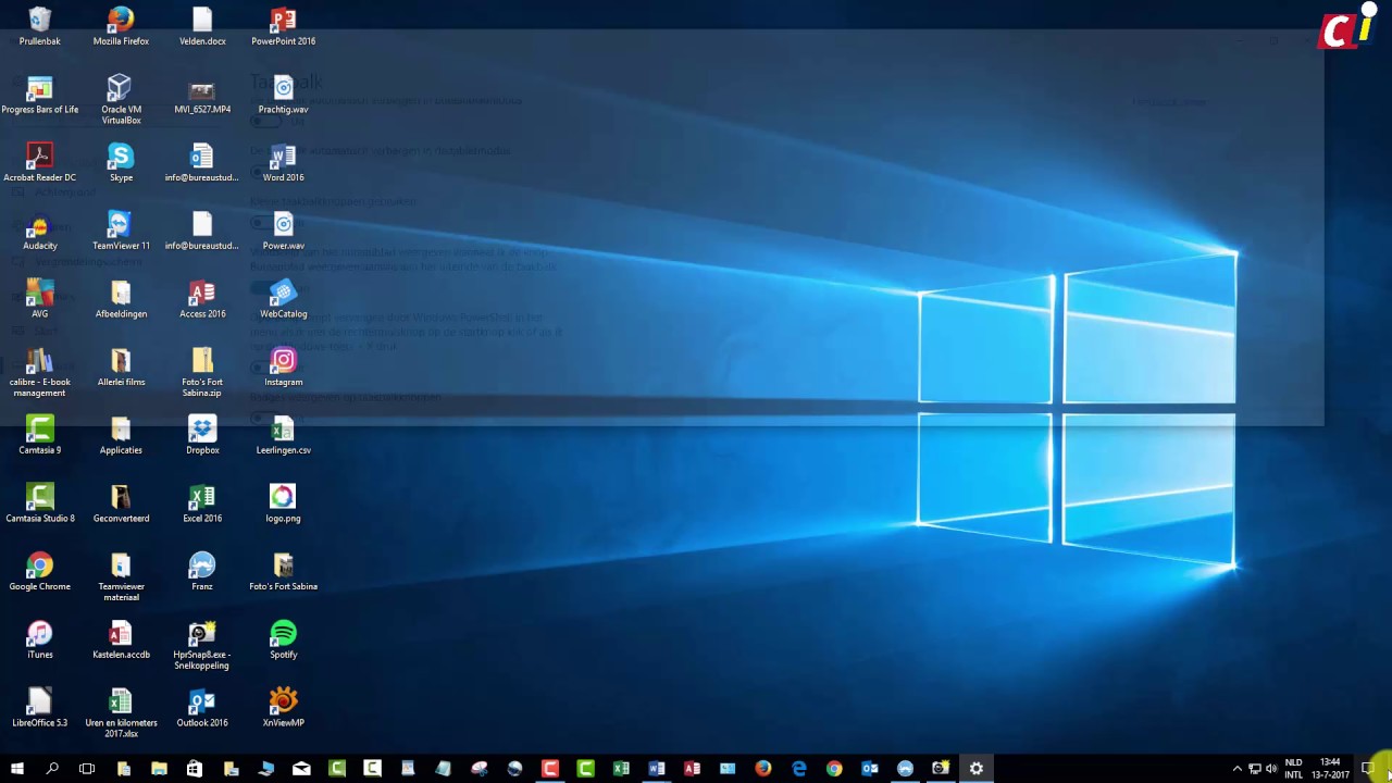 De Opmaak Van De Taakbalk Aanpassen In Windows 10 - Youtube