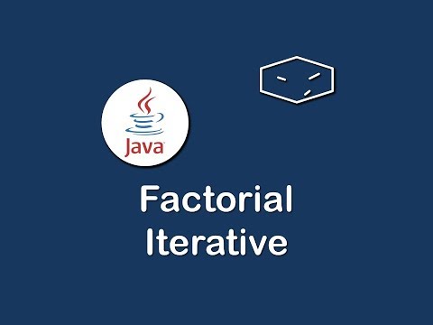 factorial iterative in java