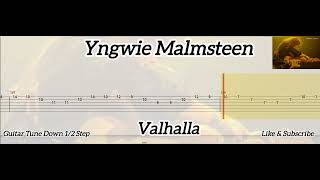Yngwie Malmsteen  Valhalla  Tab Guitar 