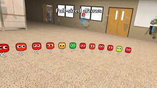 An Interface for Enhanced Teacher Awareness of Student Actions and Attention in a VR Classroom