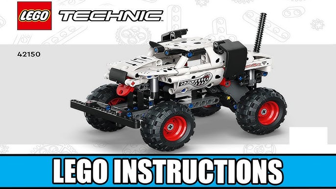 klassisk Komprimere Pludselig nedstigning LEGO Instructions | Technic | 42150 | Monster Jam - Monster Mutt Dalmatian  (Alternative Build) - YouTube