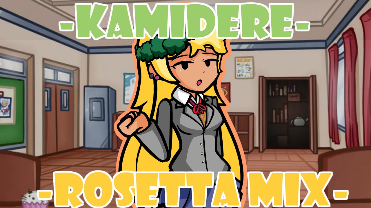 Kamidere Rosetta Mix - FNF Doki Doki Takeover Plus - Festival Week