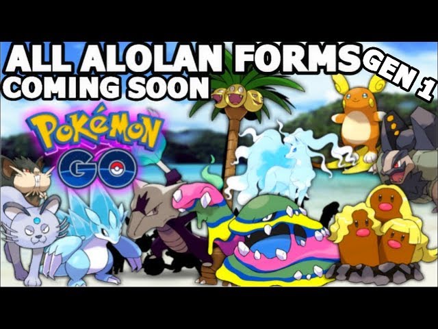 Pokémon GO': All The Gen 1 Pokémon With Alolan Forms