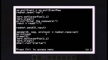 ComputerCraft - Most Secure password door system ever (unhackable)