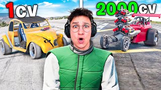 AUTO DRAG: 1$ VS 1.000.000$ su GTA 5!