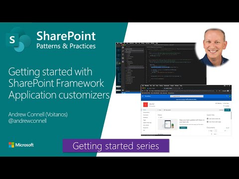 Getting started with SharePoint Framework Application customizers