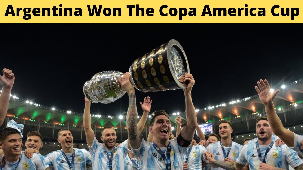 Argentina Won The Copa America Cup Lionel Messi wins 1st Senior