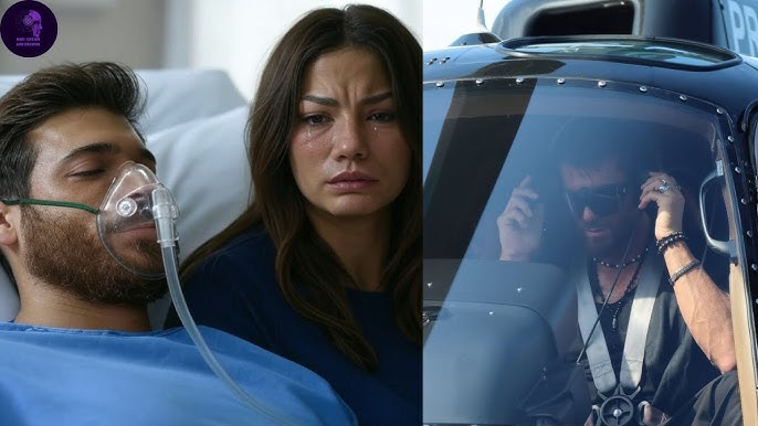 Can Yaman travels to the United States by helicopter with his wife Demet to receive  treatment. - YouTube