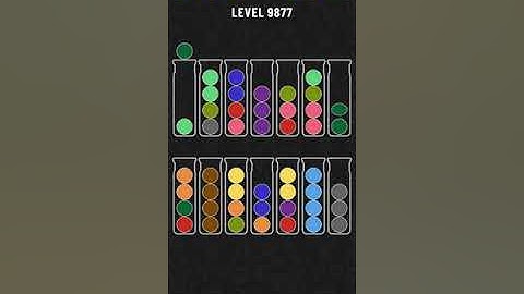 Ball Sort Puzzle Level 9877 / Water Sort Puzzle Level 9877  / all the same