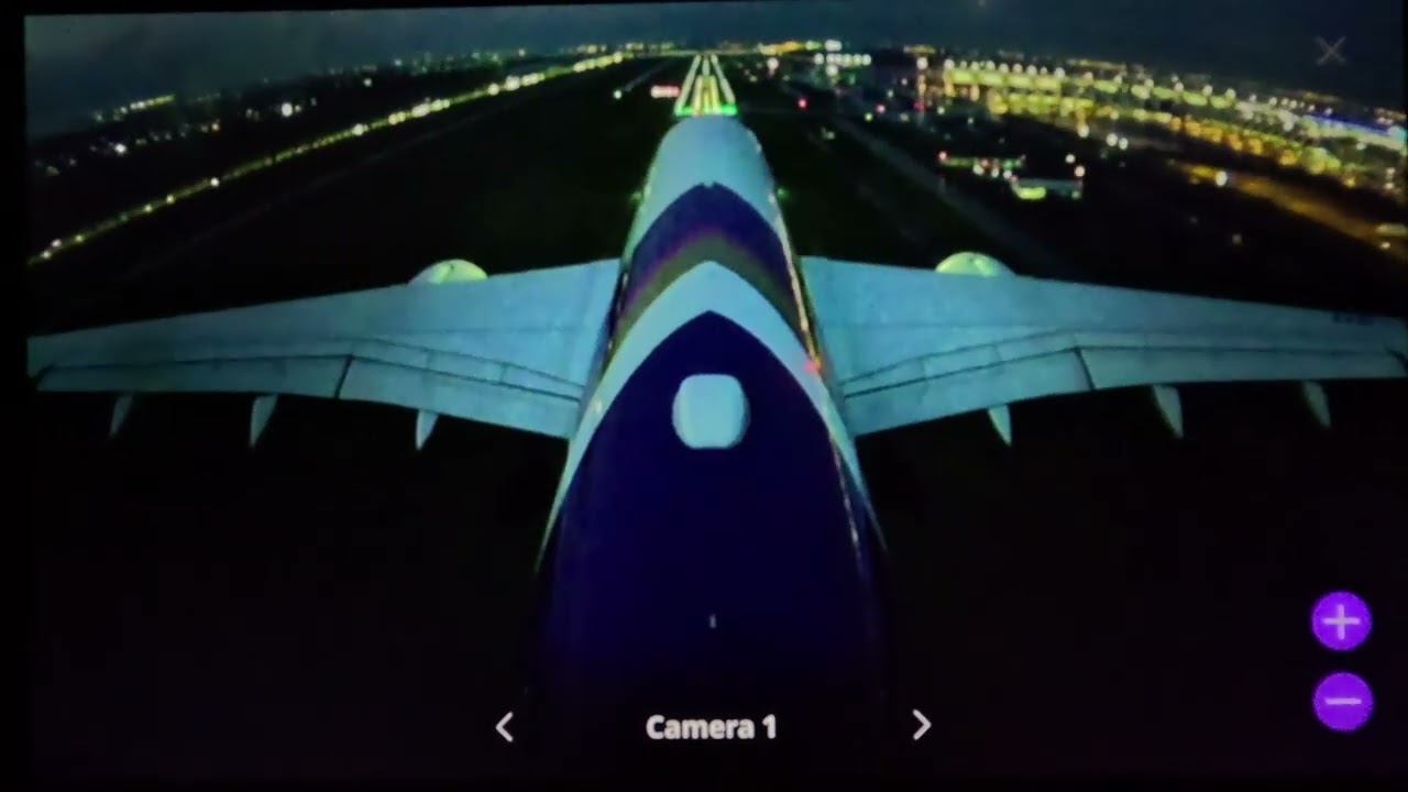 Thai Airways TG961 landing on Suvarnabhimi Airport in Bangkok