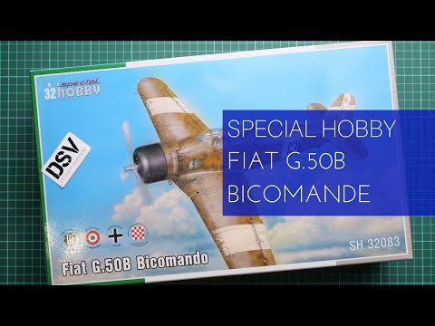 Video: Special Hobby SH32083 Fiat G.50B Bicomando (1/32)