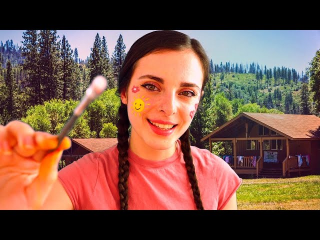 ASMR | Painting your face on the first day of camp 🌸☺️ (Personal Attention Roleplay)