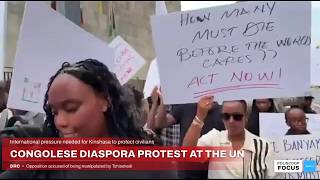 Congolese Diaspora Protest at the UN