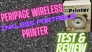 Office Gadget : Peripage A6 mini printer. Printer for stickers / notes / Memo. Test and Review