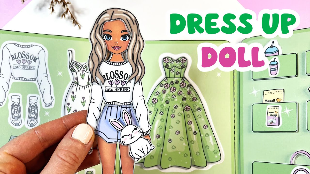 Spring Dress Me Clip Art | Dress Up | Paper Dolls