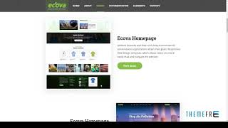 Ecova - Eco Environmental WordPress Theme