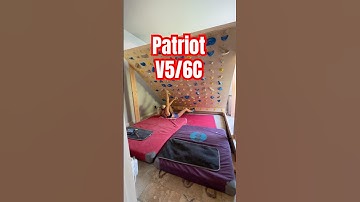 Patriot, V5/6C - 2025 Mini MoonBoard Benchmark with Sierra Blair #moonboardbenchmarks