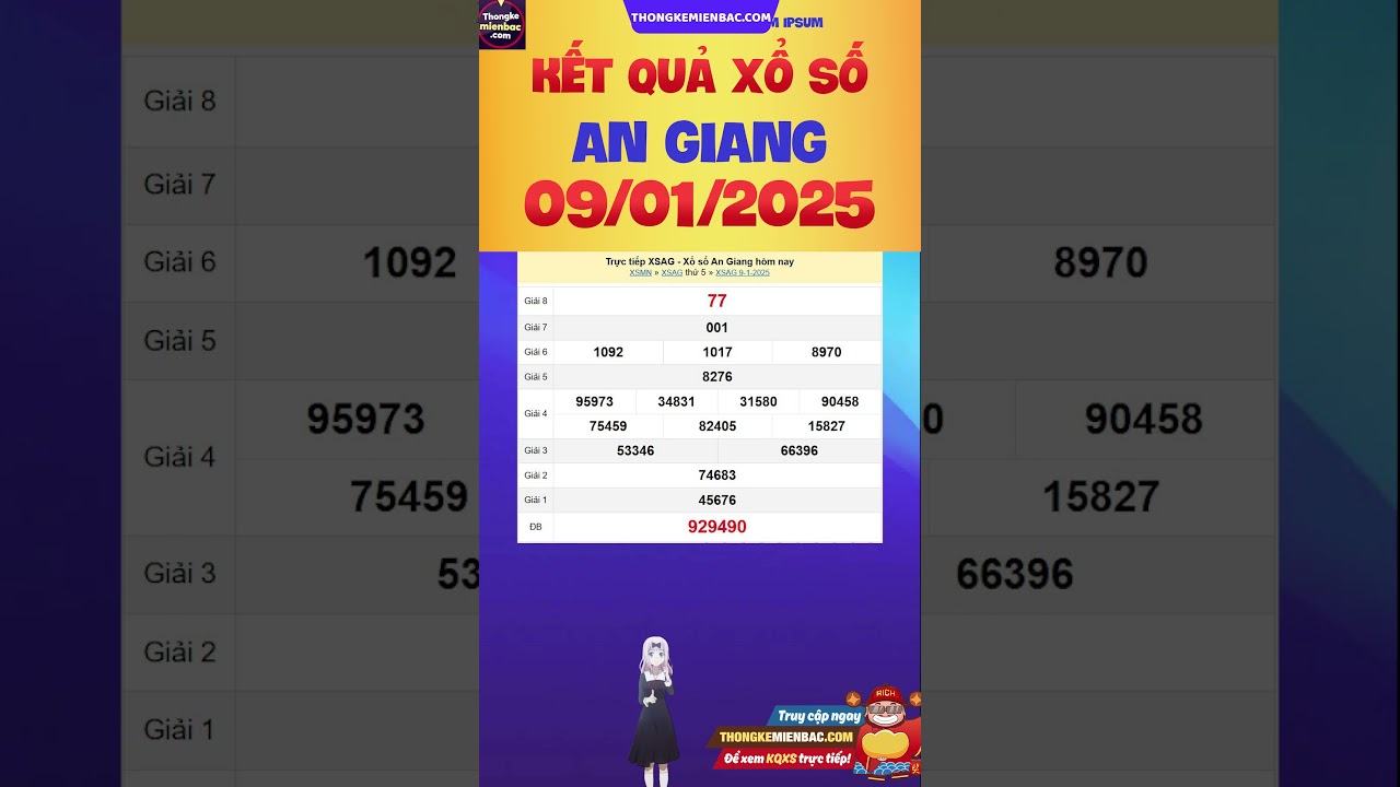 rio66 bet rio66 Xổ số An Giang ngày 9 tháng 1 - XSAG 9/1 - SXAG - KQXSAG - Xổ số kiến thiết An Giang hôm nay