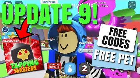 ALL *NEW* WORKING CODES TAPPING MASTERS [⭐️UPDATE 9⭐️]