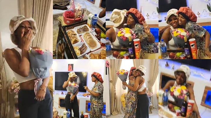 IYABO OJO'S DAUGHTER,PRISCILLA,IN TEARS AS MUM GIVES HER A SURPRISE BIRTHDAY GIFT FEW DAYS 2 HER DAY
