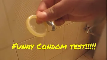 Crazy Condom test!! funny prank video!! condom life hack! (only for experiment)