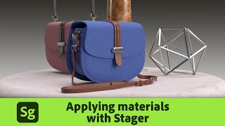 Applying Materials with Substance 3D Stager | Adobe Substance 3D