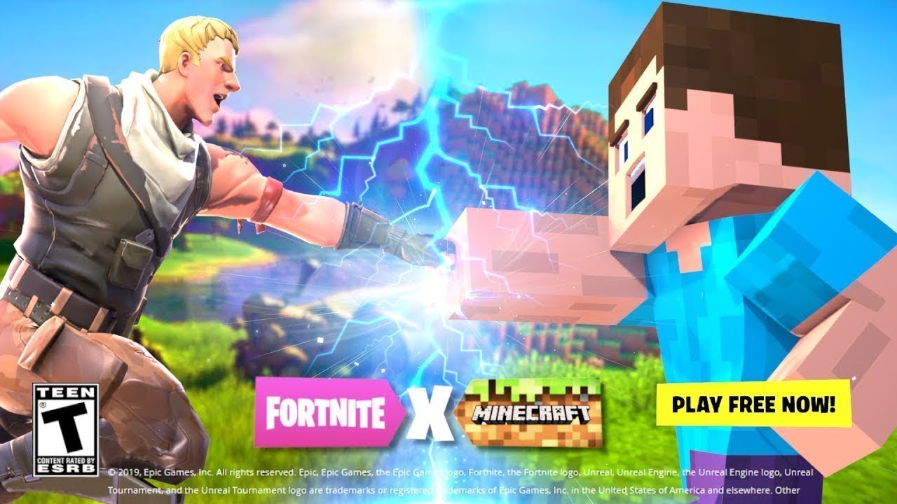 FORTNITE X MINECRAFT YouTube