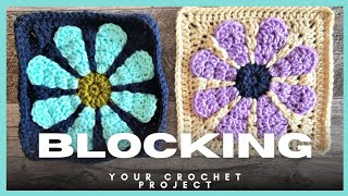How to block your crochet project