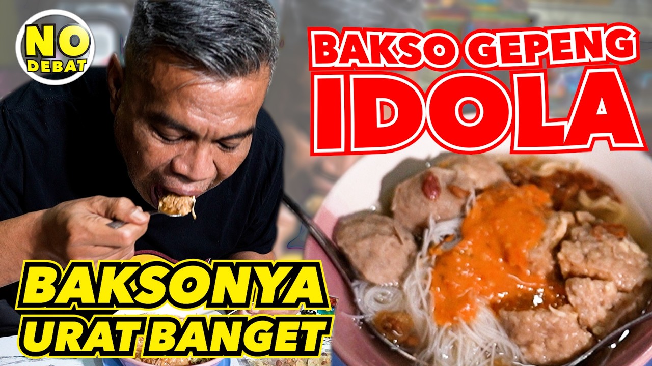 KULIDEL BAKSO GEPENG IDOLA - BAKSONYA NGURAT BANGET
