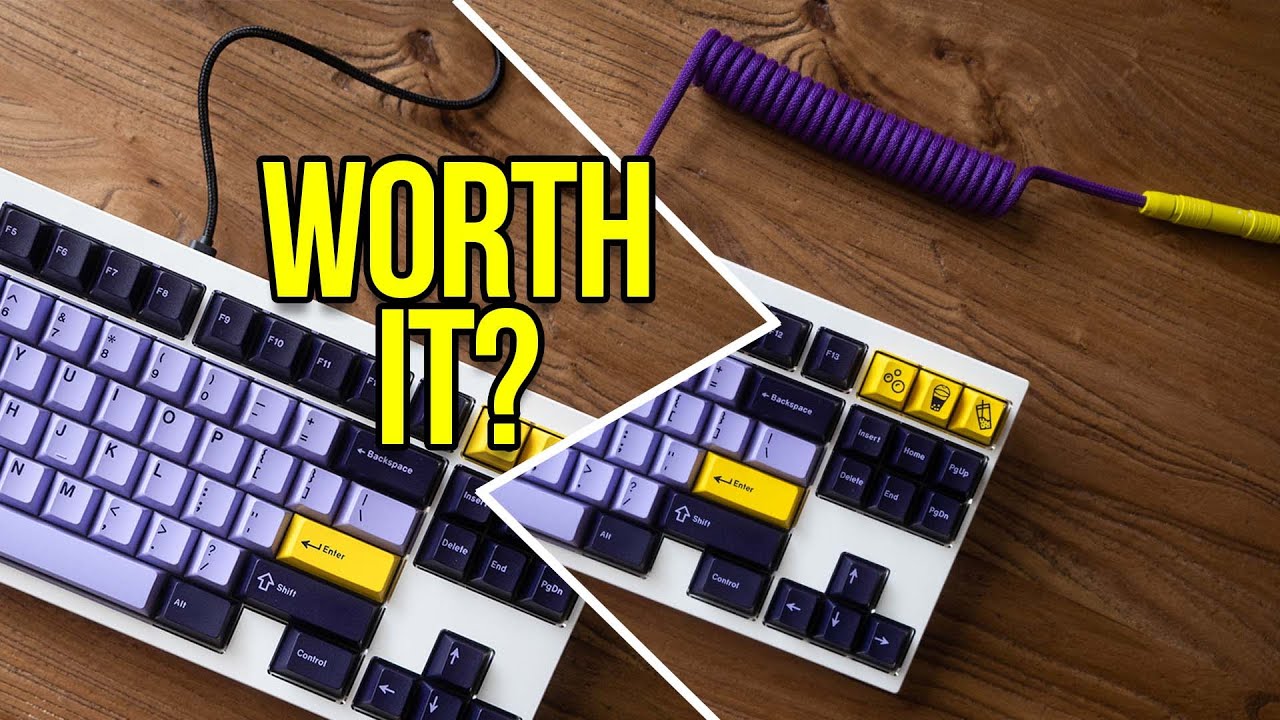 Cablemod Custom Keyboard Cable Review - YouTube