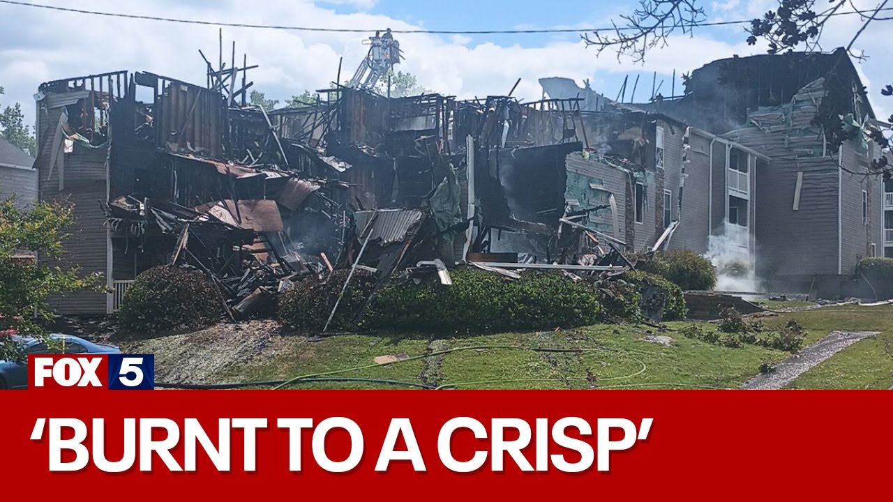 'He was burnt to a crisp': 1 dead in apartment fire | FOX 5 News - YouTube