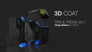 3DCoat Hard Surface Modeling Tips Vol 1