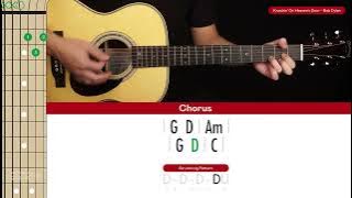 Knockin' On Heaven's Door Guitar Cover Bob Dylan 🎸|Tabs   Chords|