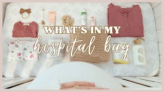 WHAT'S IN MY HOSPITAL BAG // for mom, baby, + husband