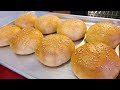 How to make Homemade Hamburger buns