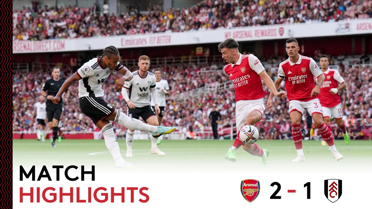 Arsenal 2-1 Fulham Premier League Highlights Late Heartbreak At The Emirates