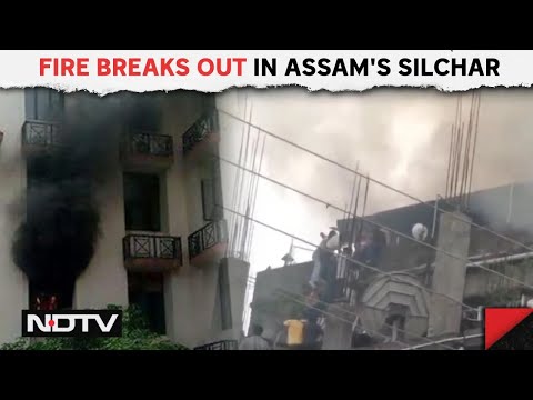 Assam Silchar News | Fire Breaks Out In Assam, Students Climb Down Pipes To Escape | Other News @NDTV