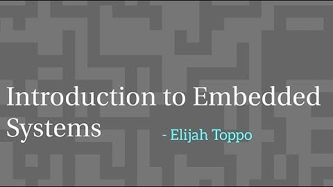 01 Introduction to Embedded Systems